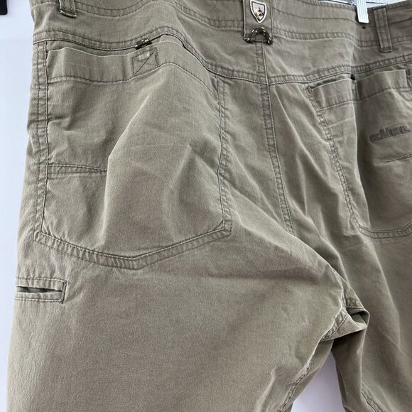 Kuhl Mens 38 Ramblr Cargo Outdoor Hiking Camping Shorts 5125 Beige READ FLAW‎ - Picture 10 of 16